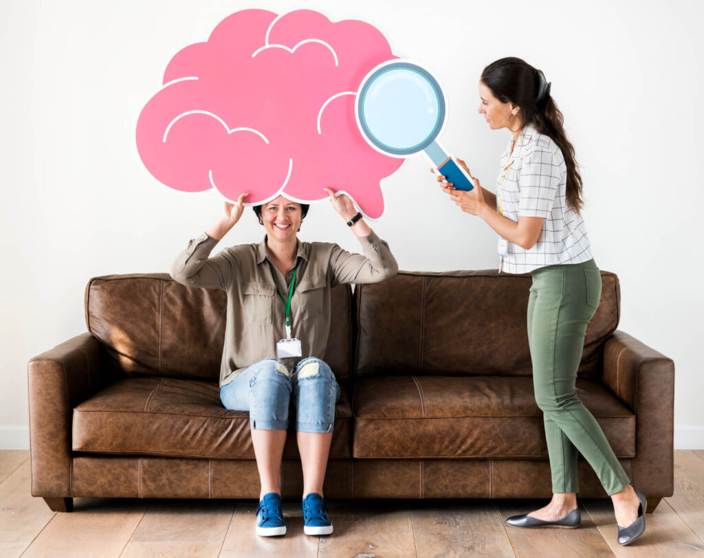 people trying to understand mental health