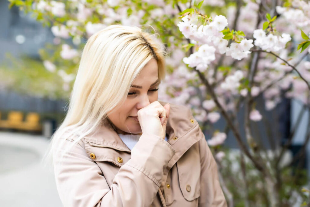 flower pollens causes allergic reactions