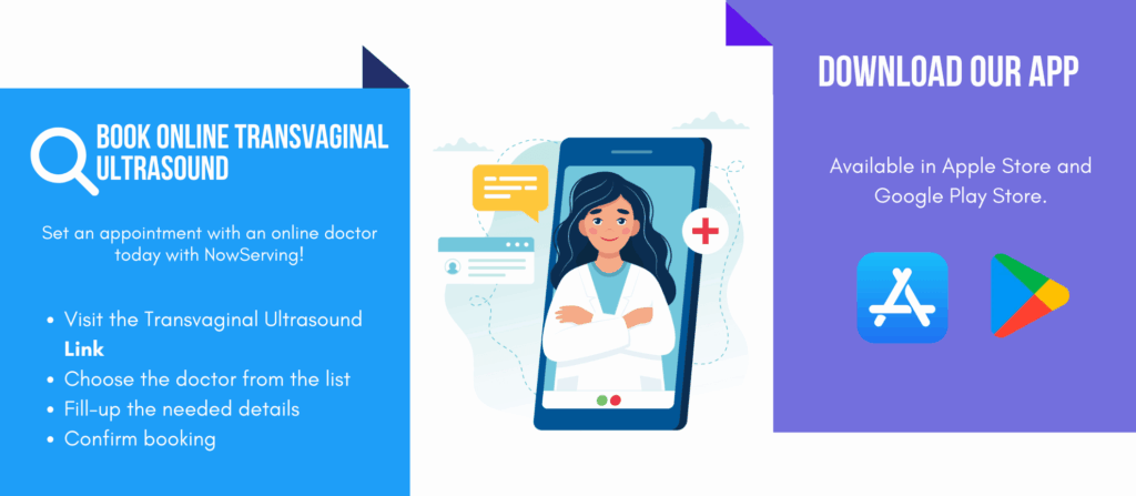 How to Book Transvaginal Ultrasound Online on NowServing