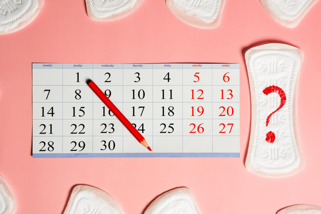 irregular menstrual cycles - infertility symptoms in women