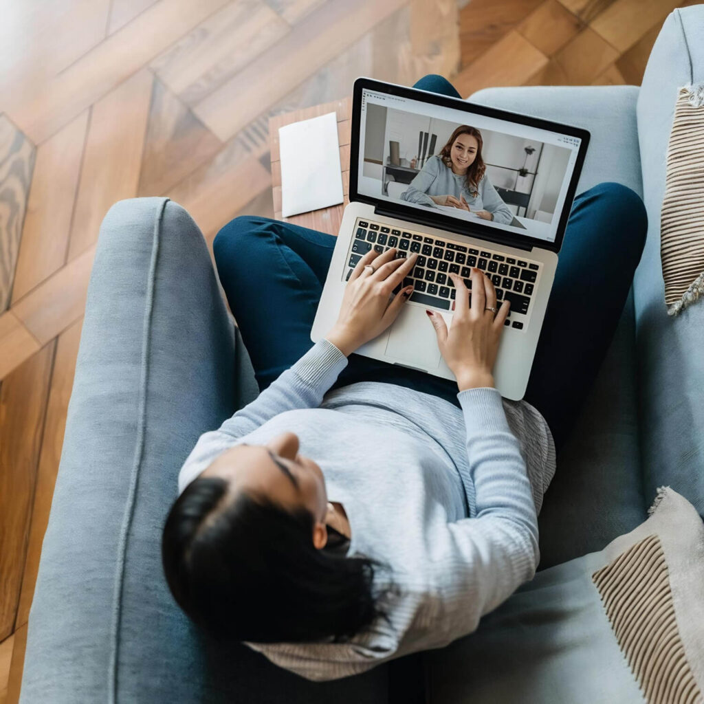 seeking therapy sessions online through online consultation platforms