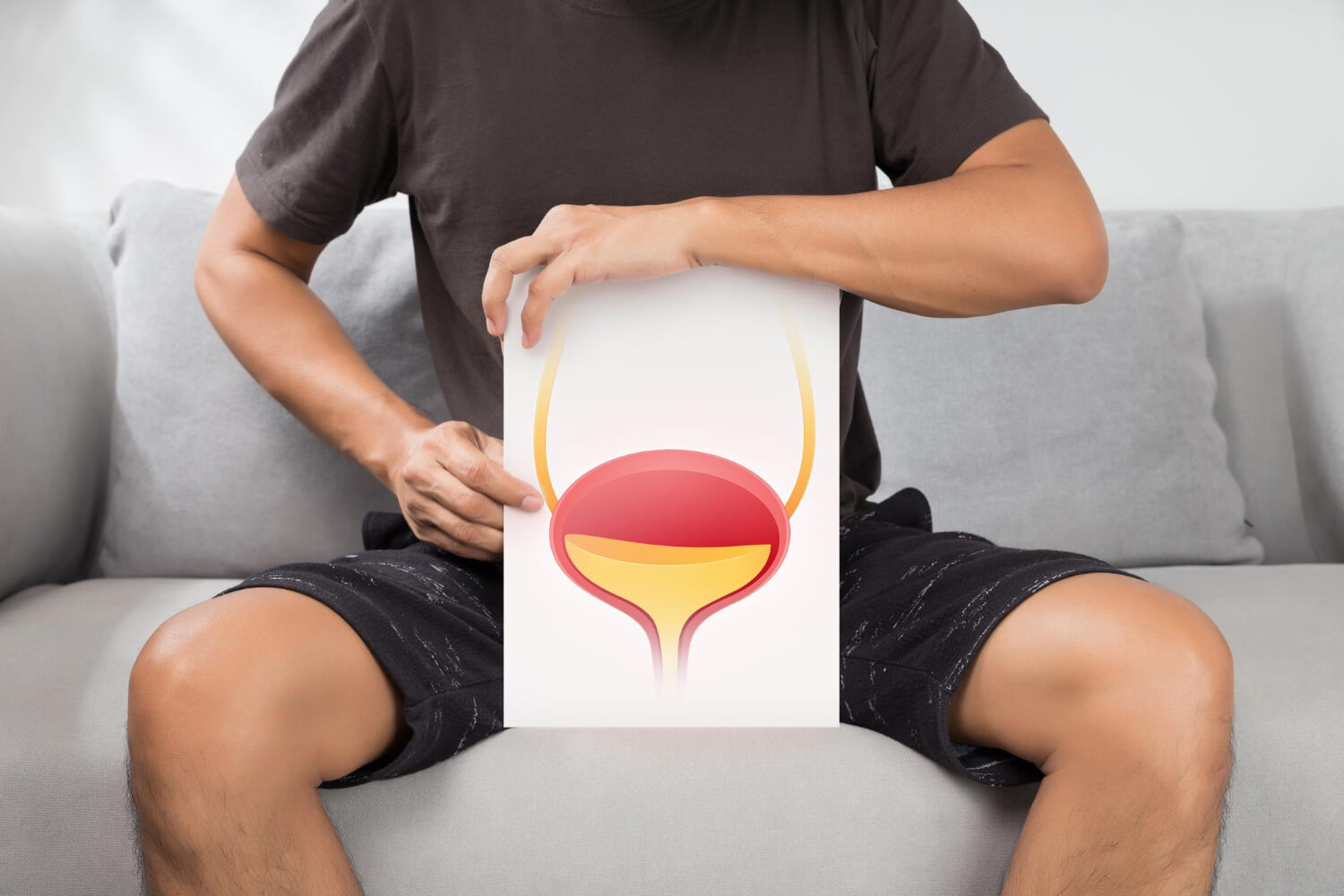 urinary retention or bladder not fully empty