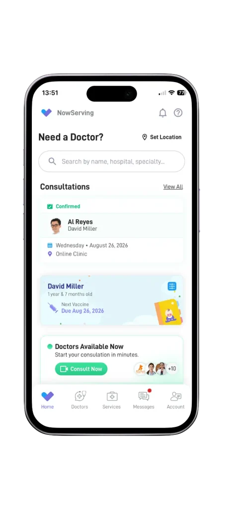 Baby Book - Vaccine Schedule In-app Banner Notification